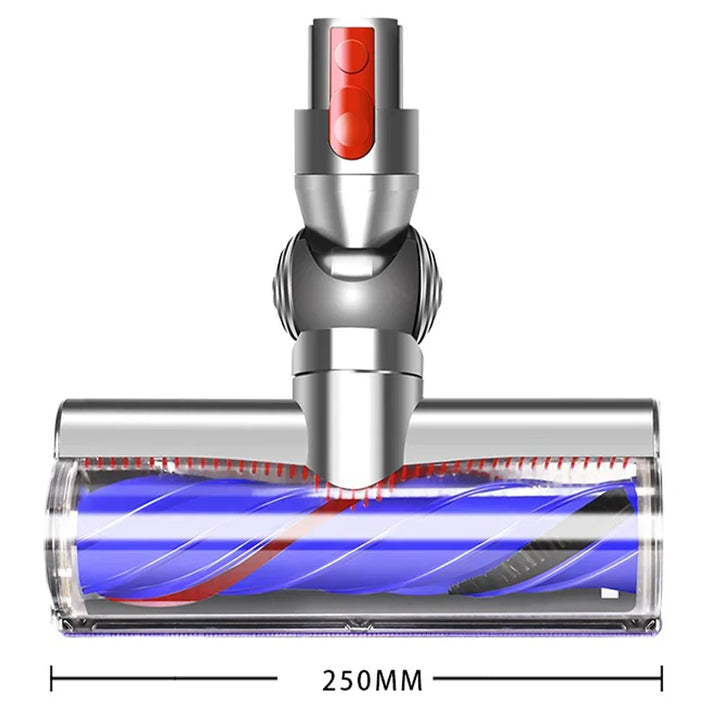 Cordless vacuum power head with tangle-free technology, perfect for deep cleaning pet hair from floors.