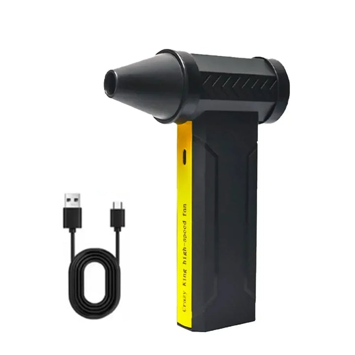 USB rechargeable portable air duster, high-powered for efficient dust removal in homes & offices.