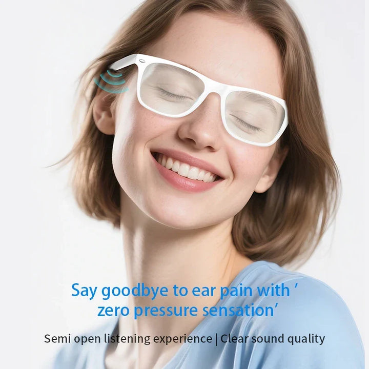 Stylish UV protection smart sunglasses with AI translation & Bluetooth audio. Ideal for outdoor use & travel.