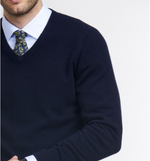 V-neck Navy Blue