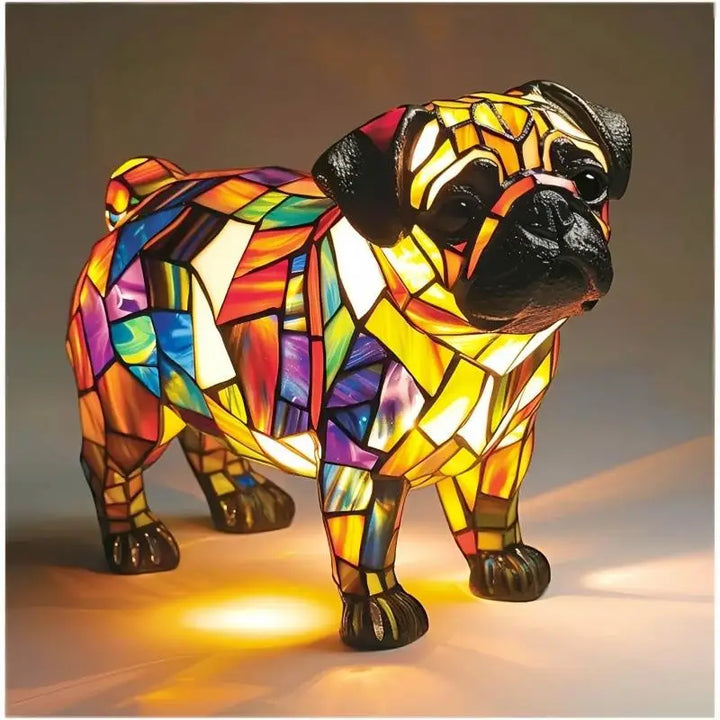Decorative animal LED nightlight for children's room, soft glow & cozy ambiance decor.