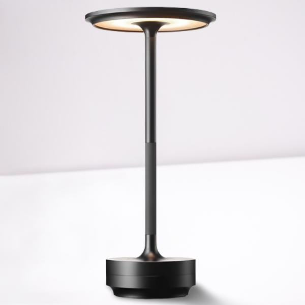 Adjustable cordless metal table lamp with IP66 waterproof, sleek modern design, crafted from high-grade metals, touch control