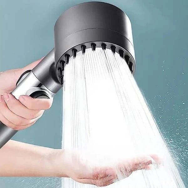 Adjustable high pressure showerhead in chrome finish. Features multiple spray modes for a customizable, refreshing shower experience.