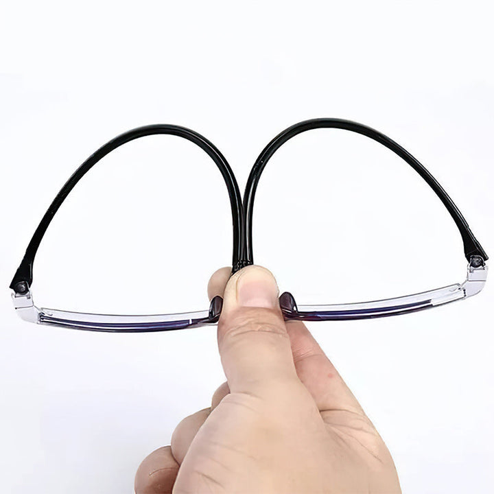 Lightweight, flexible multifocal reading glasses for men & women, anti-blue light.