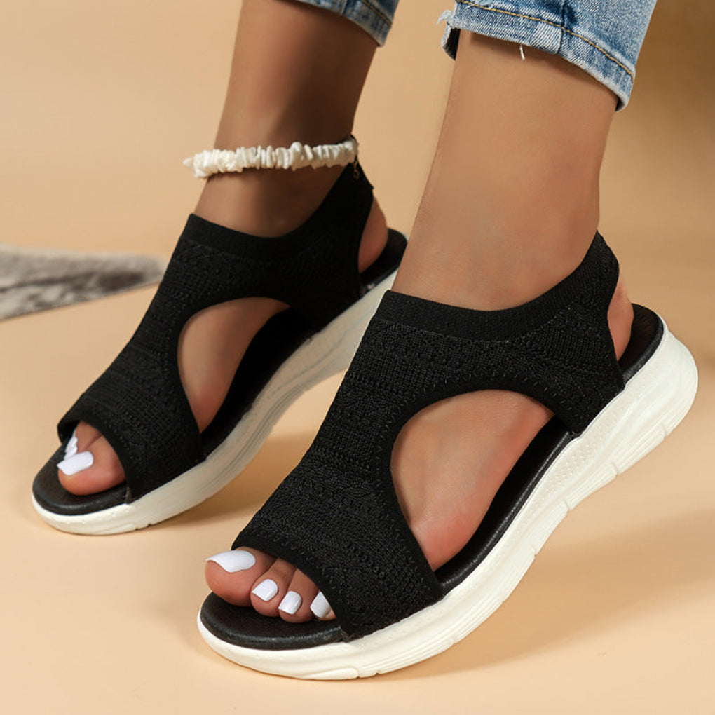 Amelia women's open-toe walking sandal with breathable upper for all-day comfort