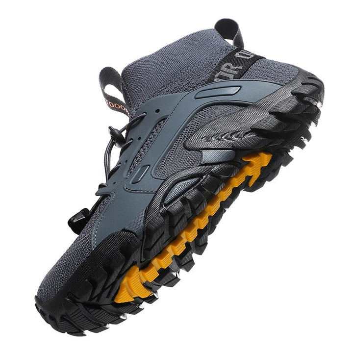 Flexible men's walking sneakers, lightweight & comfortable, great for active men.