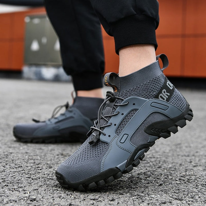Men's quick-dry water sock shoes, lightweight & comfortable for beach, pool & water sports.