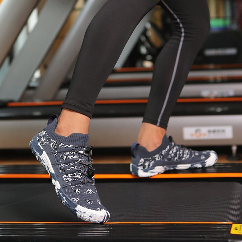 Barefoot feel sports shoes with a robust non-slip sole for ultimate outdoor performance.
