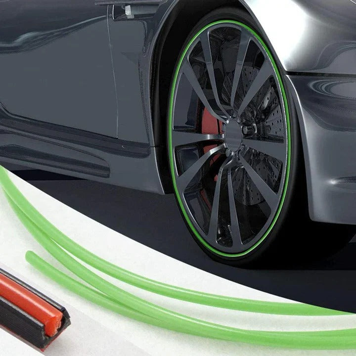 Preserve your car's wheels with this rim scratch guard, ultimate vehicle protection accessory.