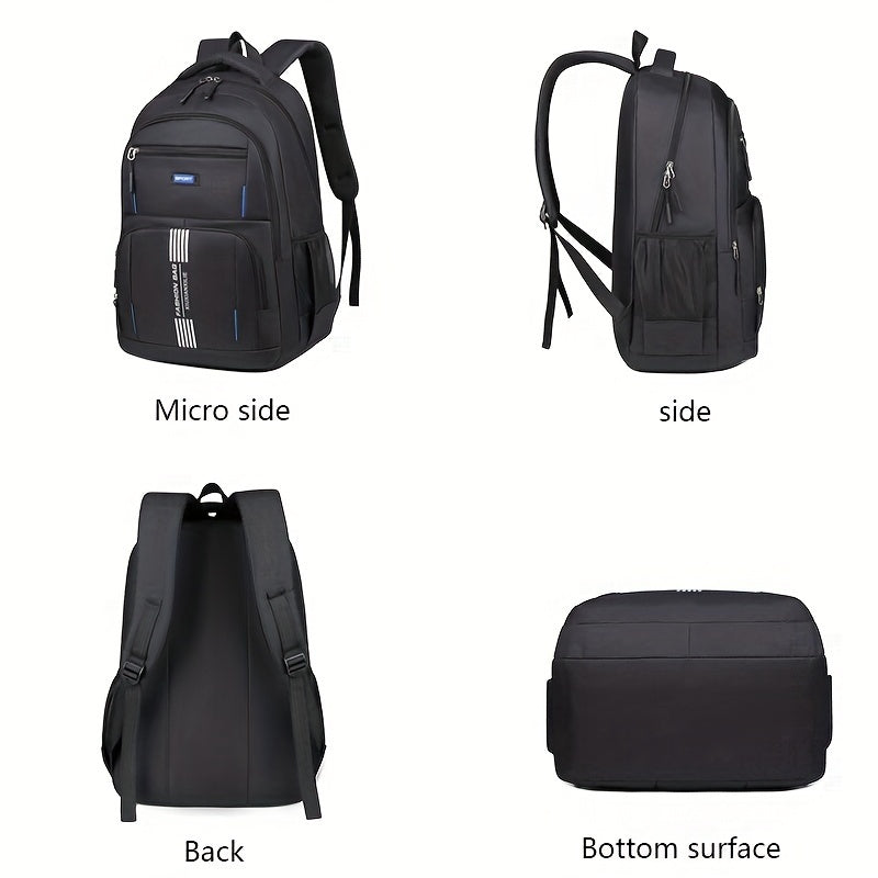 Durable men's everyday carry backpack, engineered for long-lasting travel & commuter use.