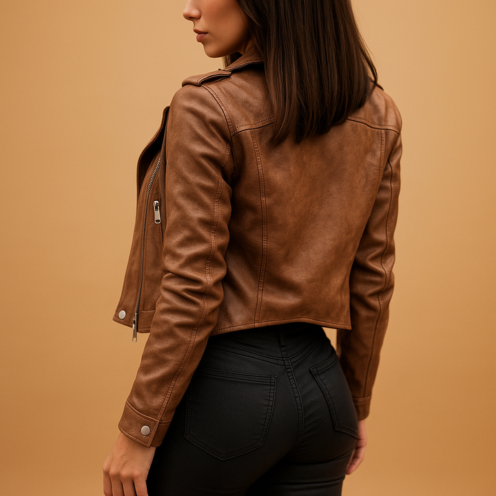 Women's Chic Tailored Jacket: a lightweight & versatile zip jacket. Ideal for office, casual, & all-season outerwear.