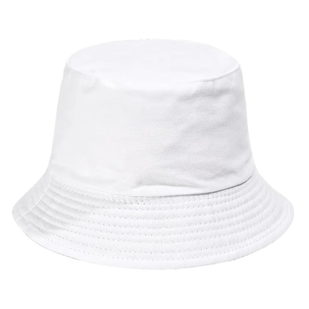 Classic denim bucket hat for unisex style, made from comfortable cotton, perfect for summer sun protection.
