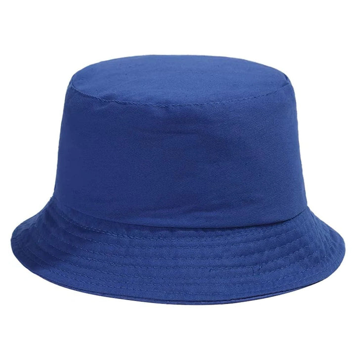 Durable denim bucket hat, soft cotton lining, unisex fit for excellent sun protection on sunny days.