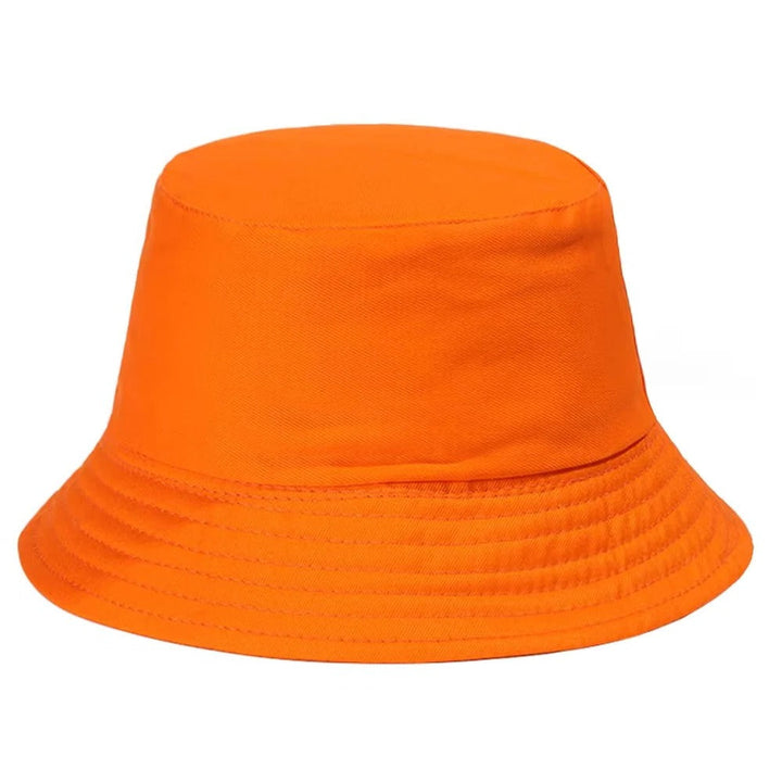 Blue cotton denim bucket hat, unisex style for versatile wear, offering great sun protection outdoors.