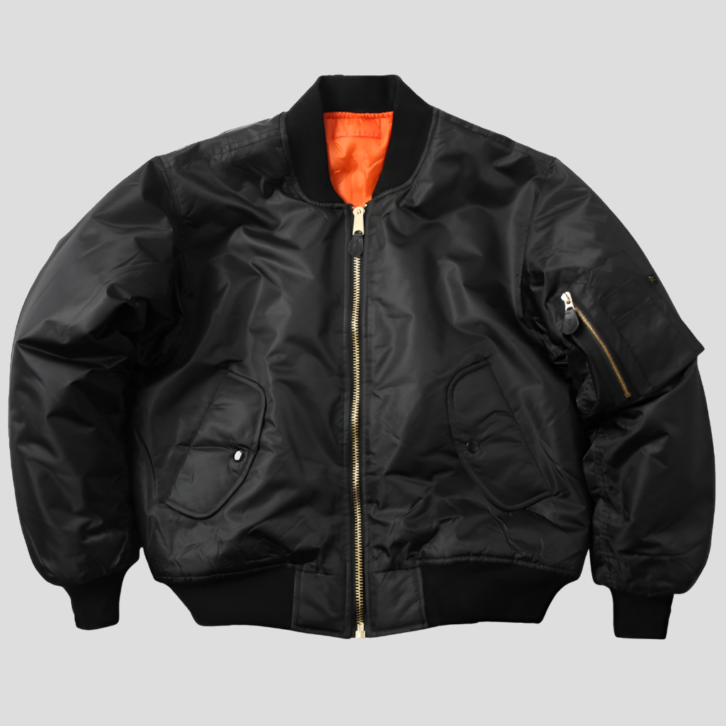 Stylish women's unisex classic bomber jacket, a versatile piece of outerwear. Ideal casual jacket for fall & spring.