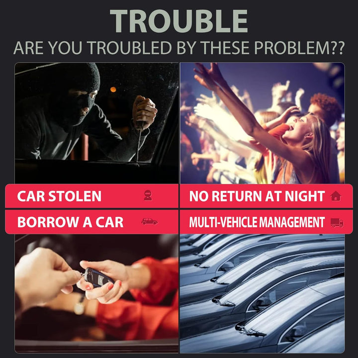 Discreet compact GPS tracker for anti-theft car security and accurate vehicle location.