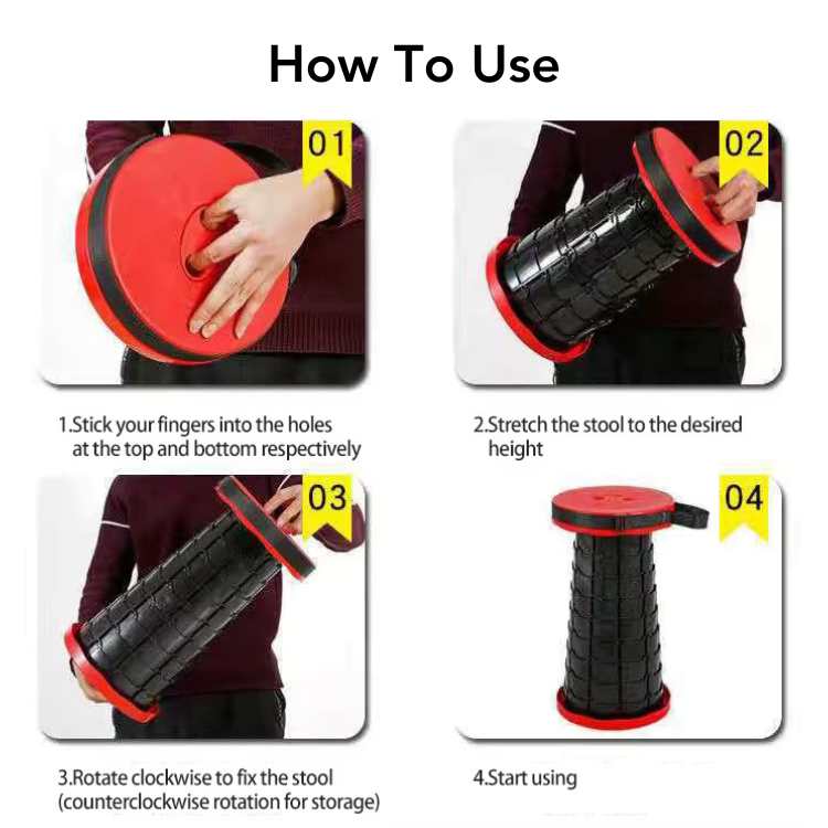 Adjustable folding stool for fishing, camping, and outdoor events. Durable, compact, and comfortable seating.