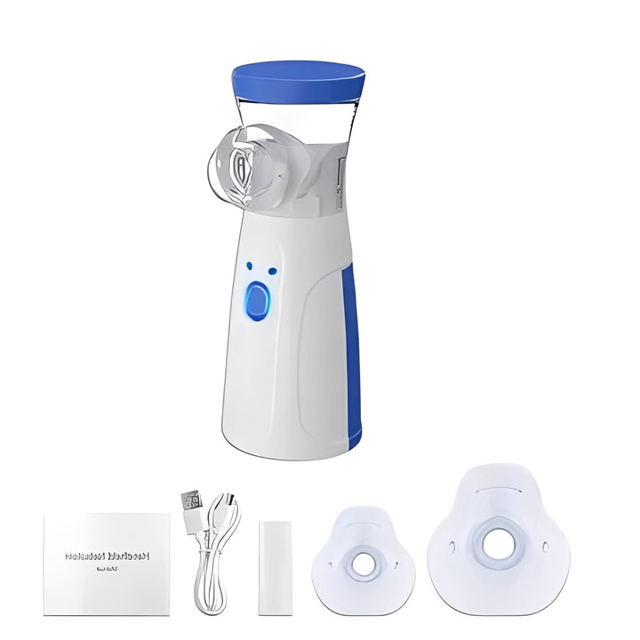 Travel-friendly portable nebulizer for respiratory support, compact and easy to carry on trips.