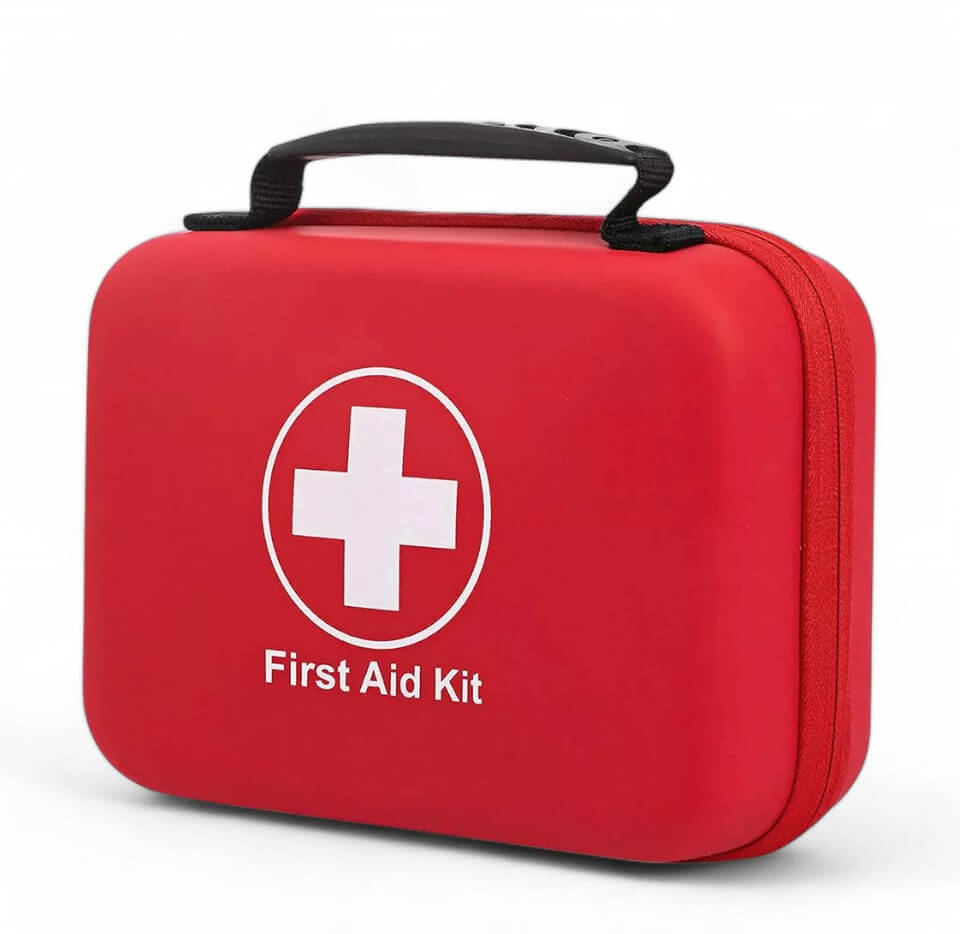 Reliable emergency first aid kit with essential medical supplies for survival, travel, and disaster preparedness.
