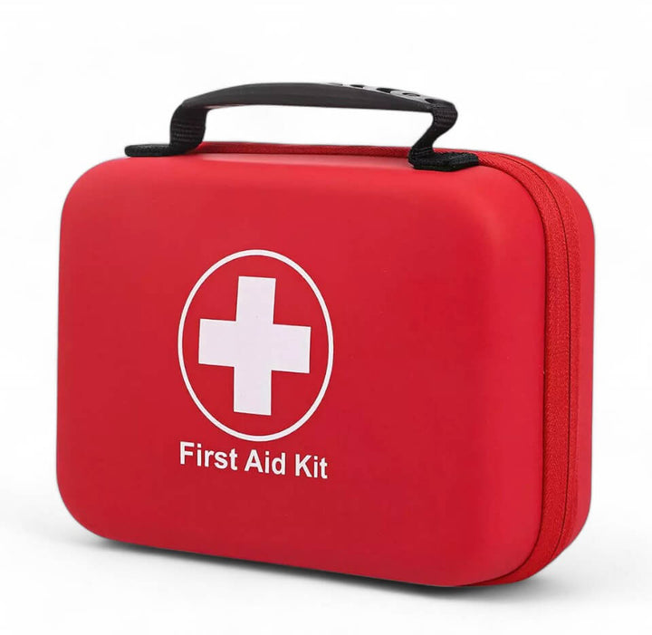 Reliable emergency first aid kit with essential medical supplies for survival, travel, and disaster preparedness.
