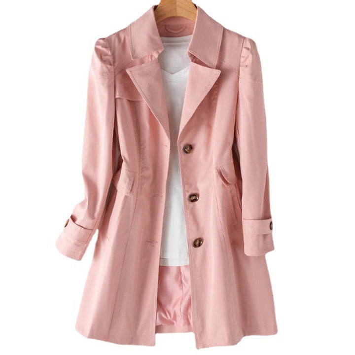 Women's classic double-breasted trench coat, a versatile and elegant fall fashion statement