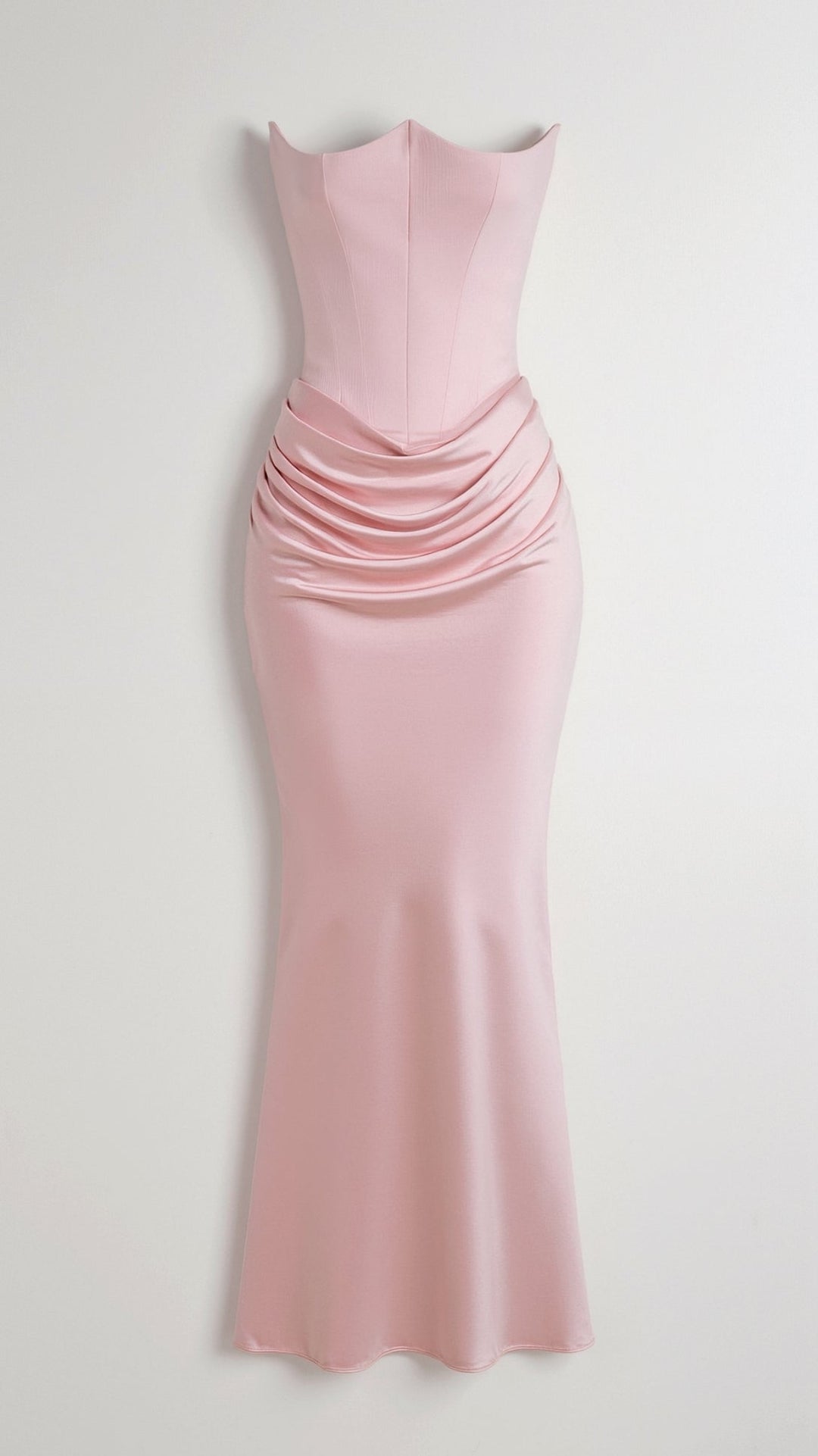 Plus-size column maxi dress for women, offering a comfortable and stylish wedding guest option