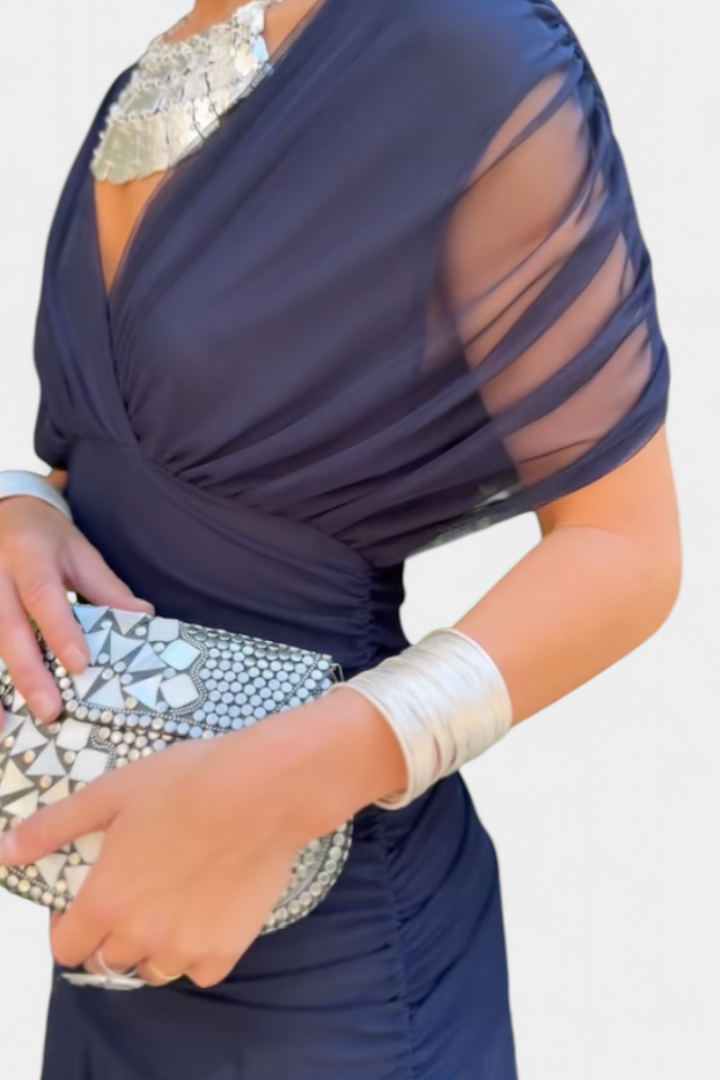 Versatile women's elegant floral maxi dress; perfect as a party dress, evening gown, or summer fashion statement.