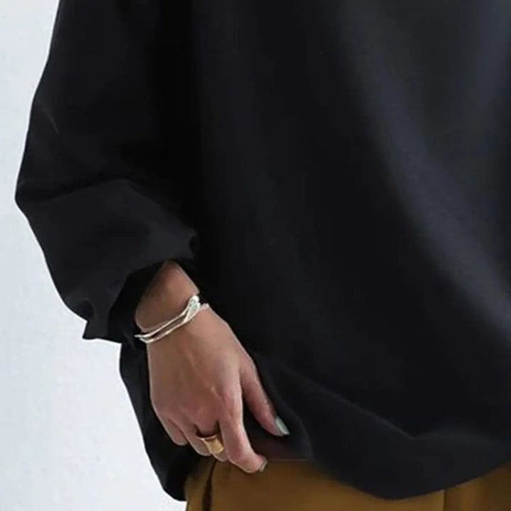 All-season women's high-neck top, easy to style for both casual outfits and formal ensembles.