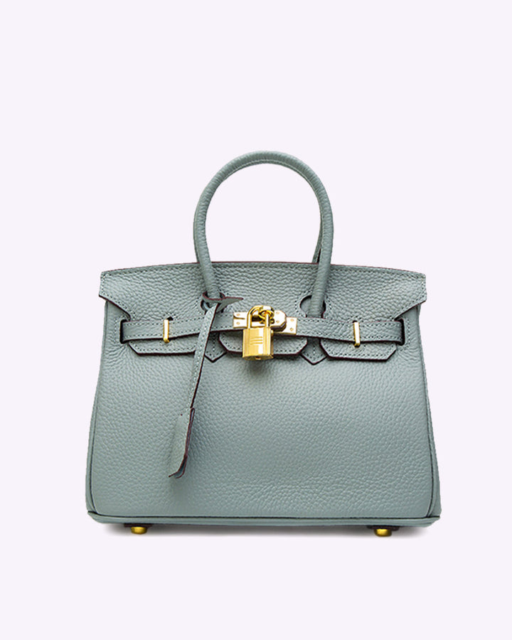 Black women's stylish leather crossbody bag. Practical large capacity elegant purse for work or fashion.