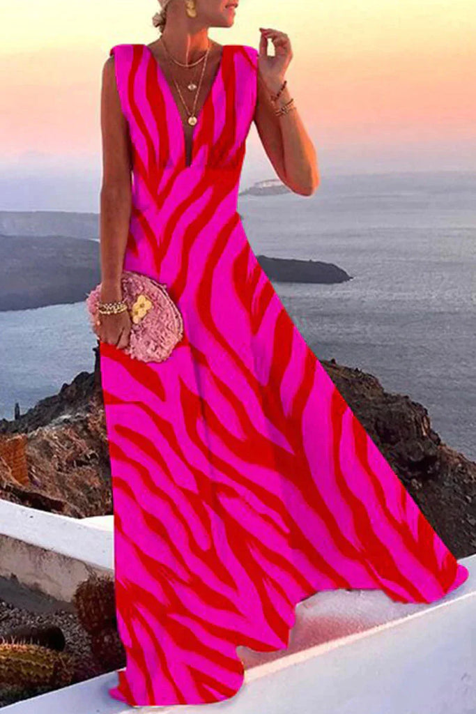 New elegant women's summer dress with a lightweight, flowing style, perfect for versatile casual & party wear.