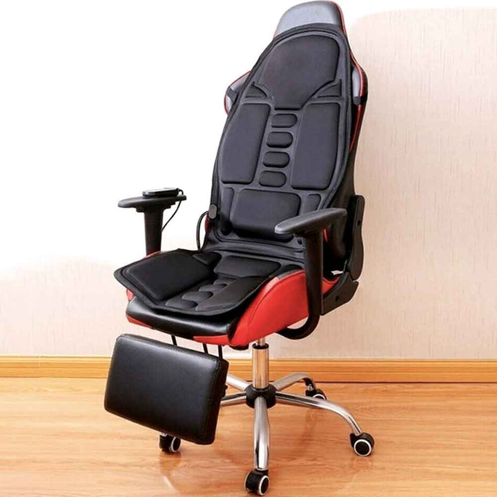 Full body heated massage cushion with shiatsu for deep relaxation. Relieves back pain & provides ultimate home comfort.