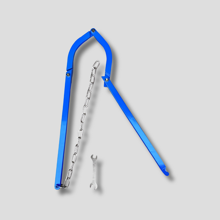 Ranch tool: heavy-duty wire tightener & fence tensioner for livestock & perimeter fencing repair. Outdoor farm use.