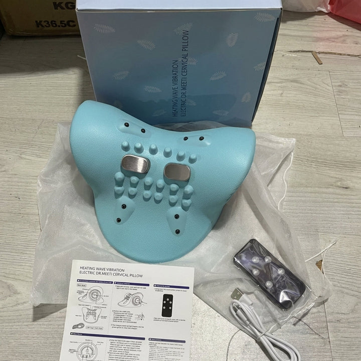 Cordless handheld percussion massager for neck, shoulder, back, & leg pain relief. Rechargeable for muscle recovery.