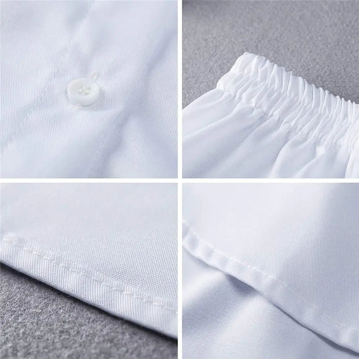 Smart black women's shirt extender, elastic waist, provides an easy layering solution for tops.