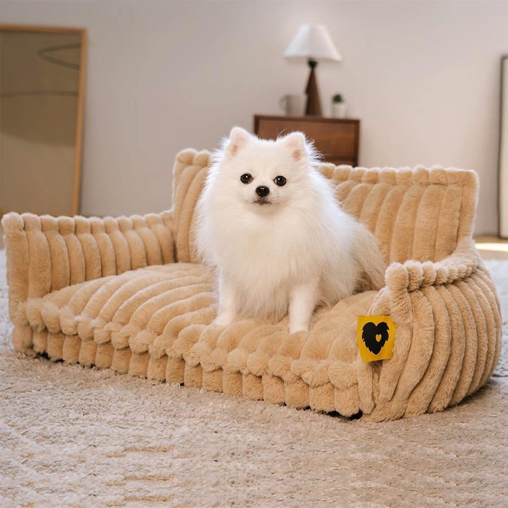 Large Orthopedic Fluffy Dog Pillow Sofa Bed for Dogs - Lexians