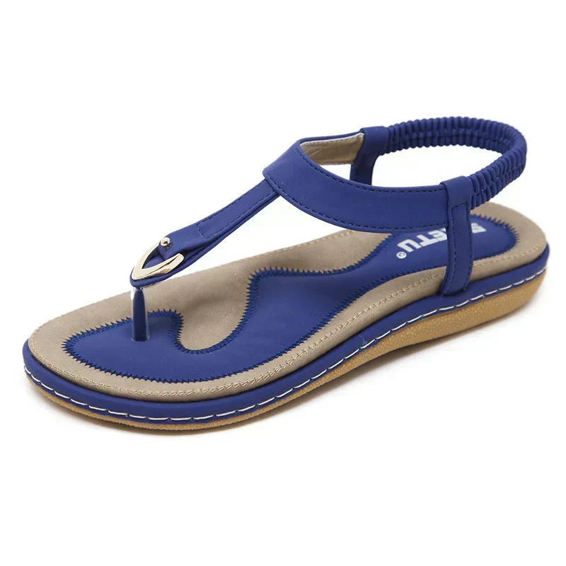 Stylish women's lightweight Elodie flat summer sandals with open toe design for maximum comfort.