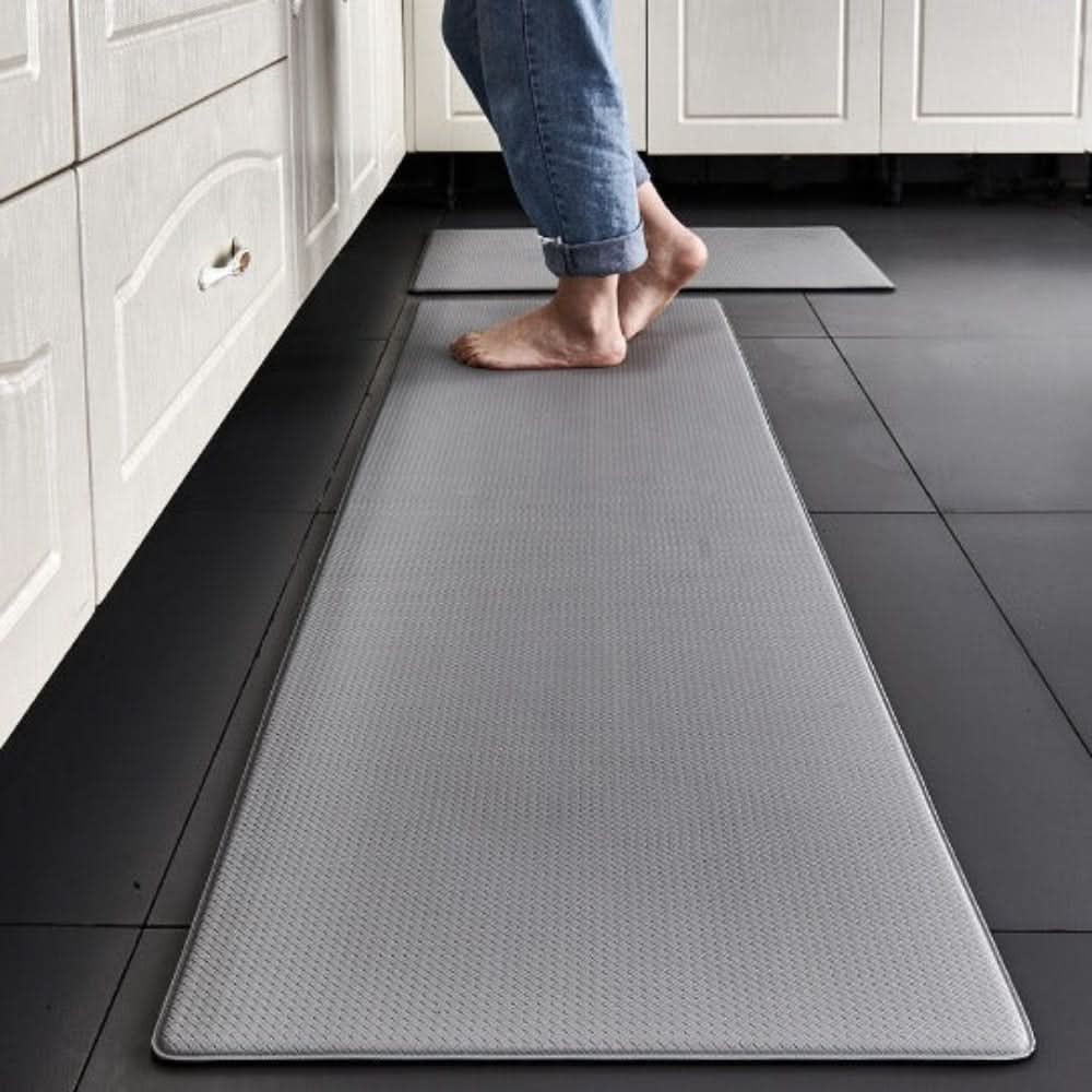 Premium anti-fatigue kitchen mat, ideal for standing, enhances home kitchen decor & comfort.
