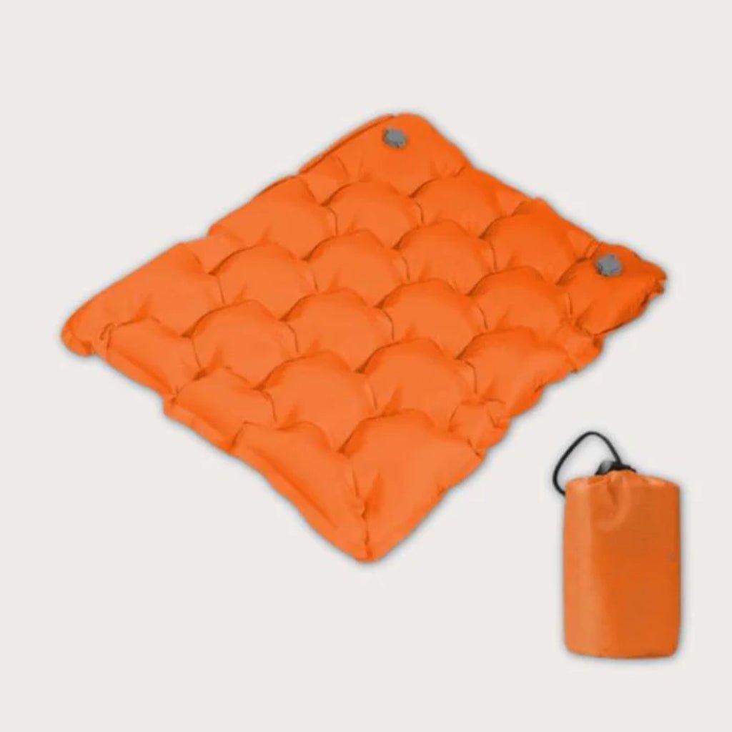 Enjoy ergonomic comfort with this lightweight, portable travel seat cushion, ideal for outdoor adventures & hiking.