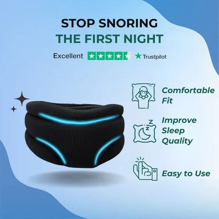 Unisex ergonomic pillow providing optimal neck support for back & side sleepers, enhancing restful, snore-free sleep.