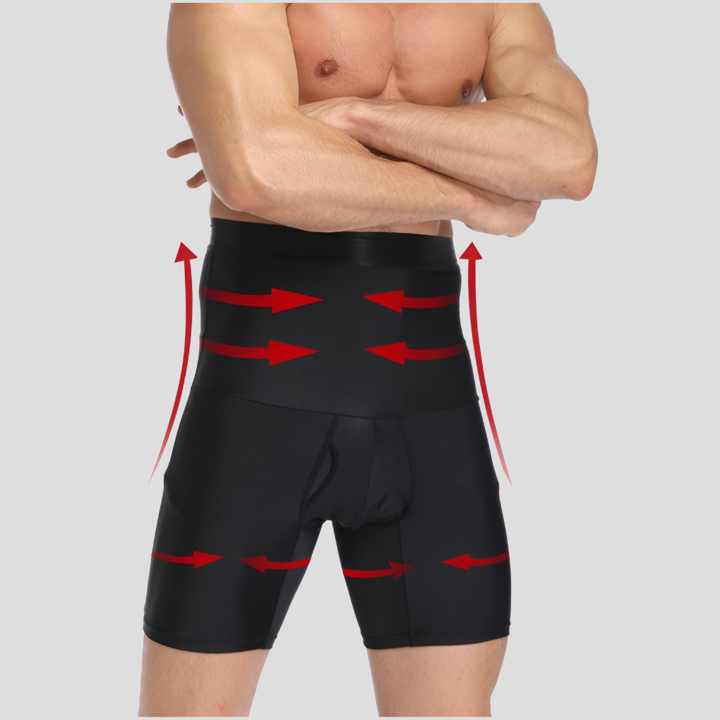Activewear men's compression pants, ideal for workouts, providing muscle support & enhanced posture.