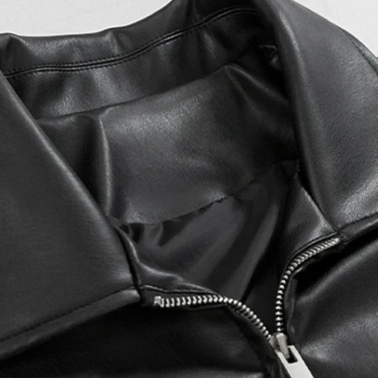 Black mid-season men's bomber jacket, retro style, oversized fit, ideal for casual urban outerwear.