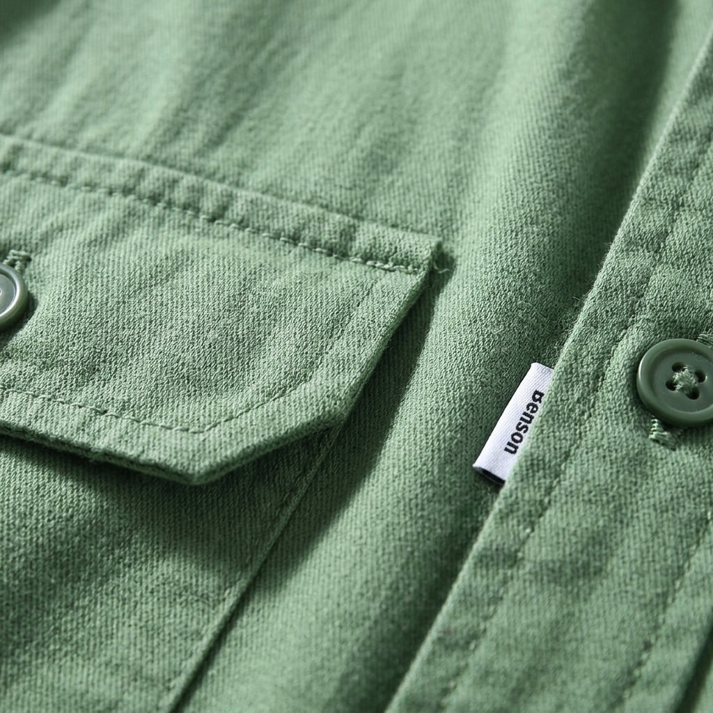 Carver men's overshirt, a modern and casual button-up top. Ideal for stylish men's fashion layering.
