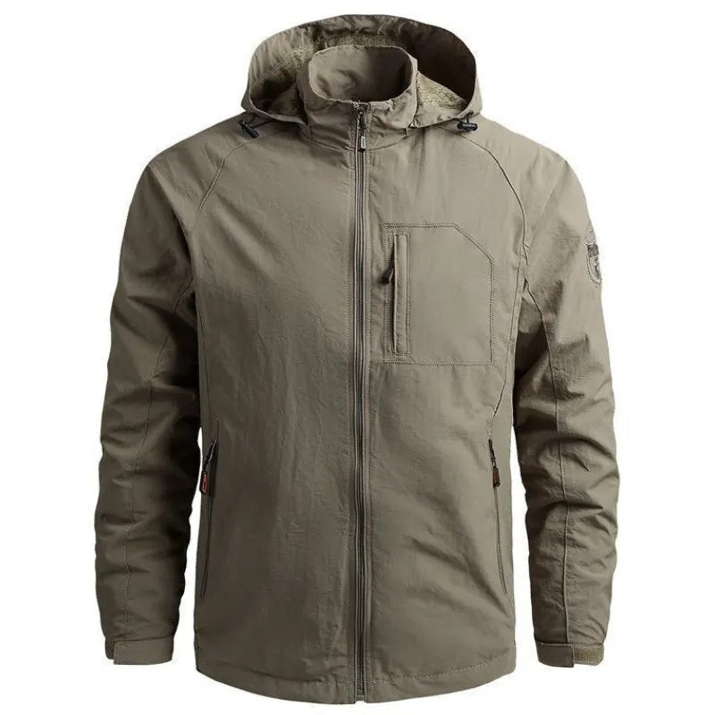 Stylish men's long sleeve urban jacket with a comfortable fit, ideal for casual outerwear.