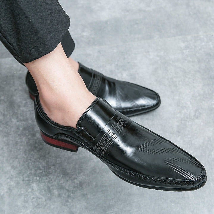 Versatile men's classic slip-on penny loafers, a staple in men's fashion for both dress shoes & casual shoes.