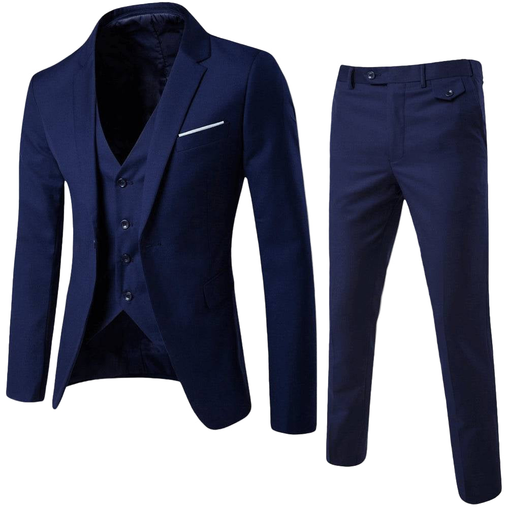 Tailored men's suit, ideal for business attire and professional events, showcasing men's style