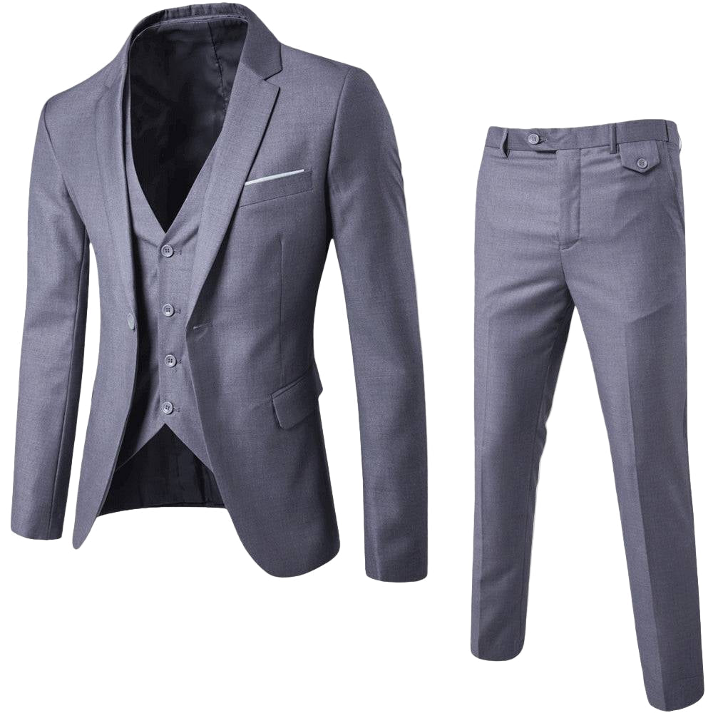Sophisticated men's tailored suit, a versatile classic for spring fashion and elegant event wear