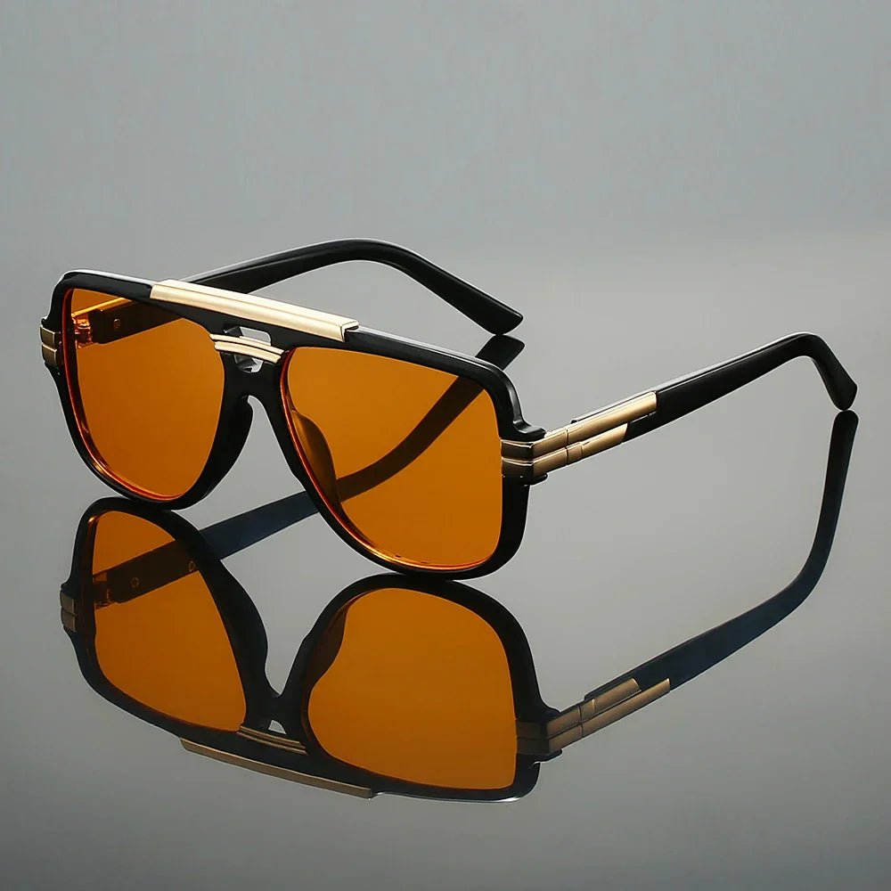 Lightweight men's classic UV400 sunglasses, a comfortable & stylish eyewear accessory for daily wear.