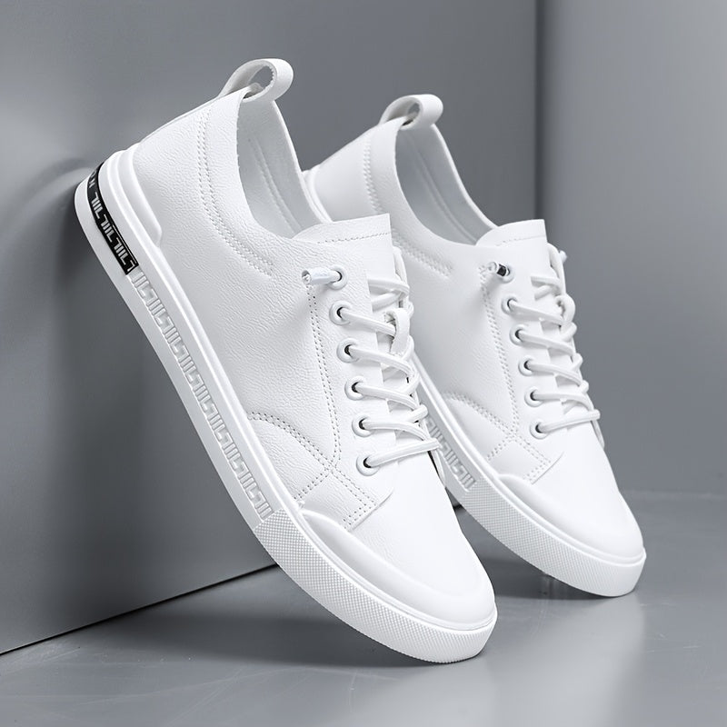 Man wearing classic lace-up everyday sneakers, perfect for men's casual fashion & comfortable daily wear.