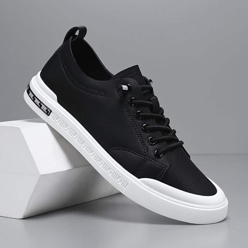 Close-up of men's everyday casual sneakers, highlighting comfortable sole and stylish design for versatile footwear.