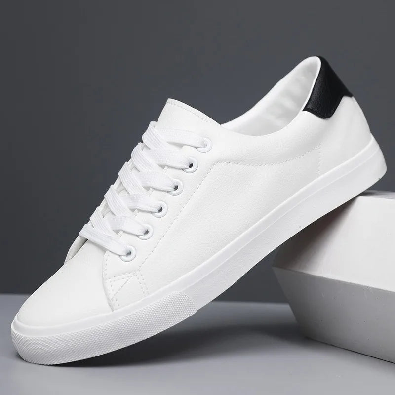 Everyday men's low-top lace-up sneakers, combining comfort, athletic style, and a classic look for casual wear.